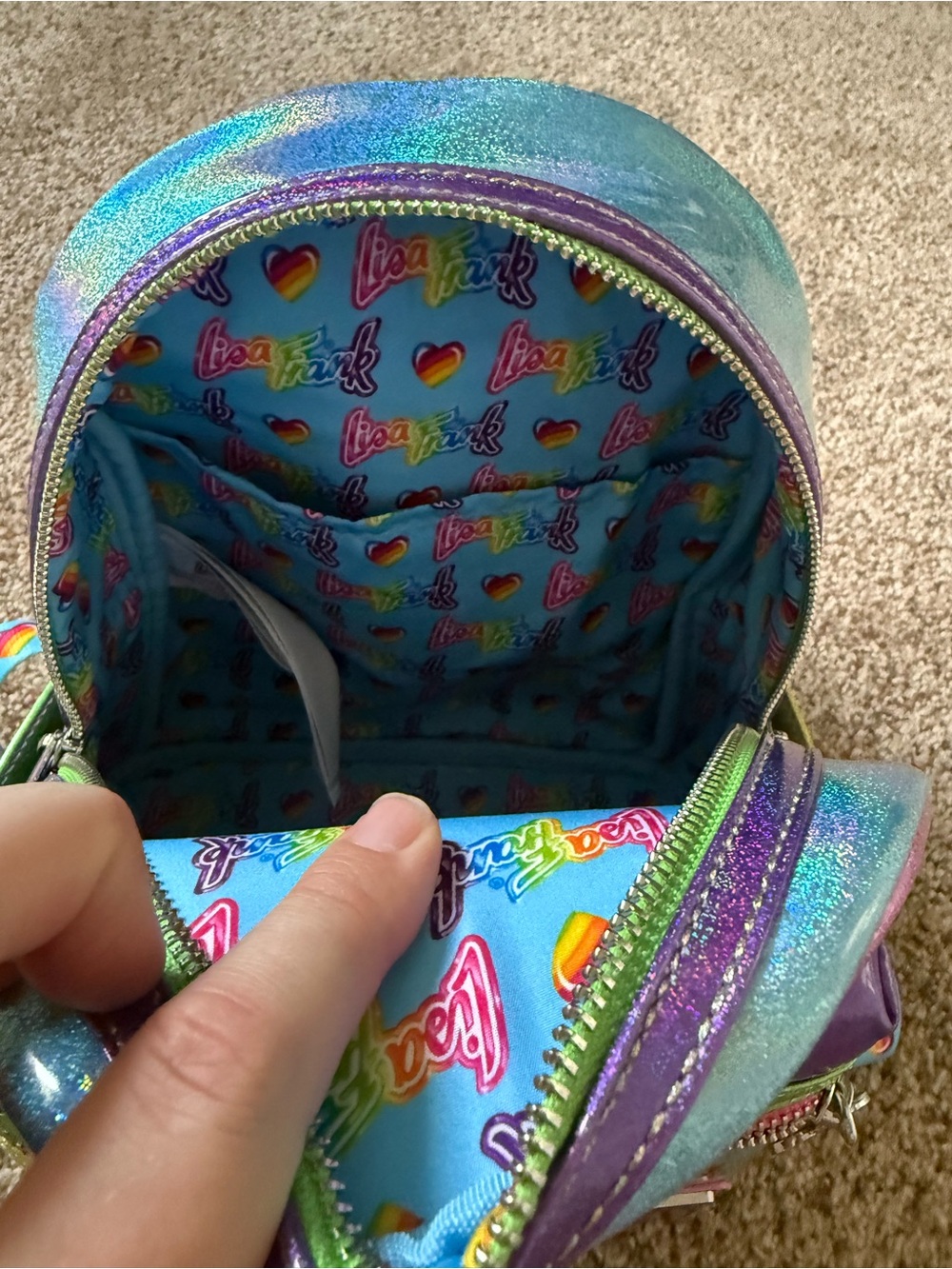 Lisa Frank x Loungefly backpack - Picture 6 of 6